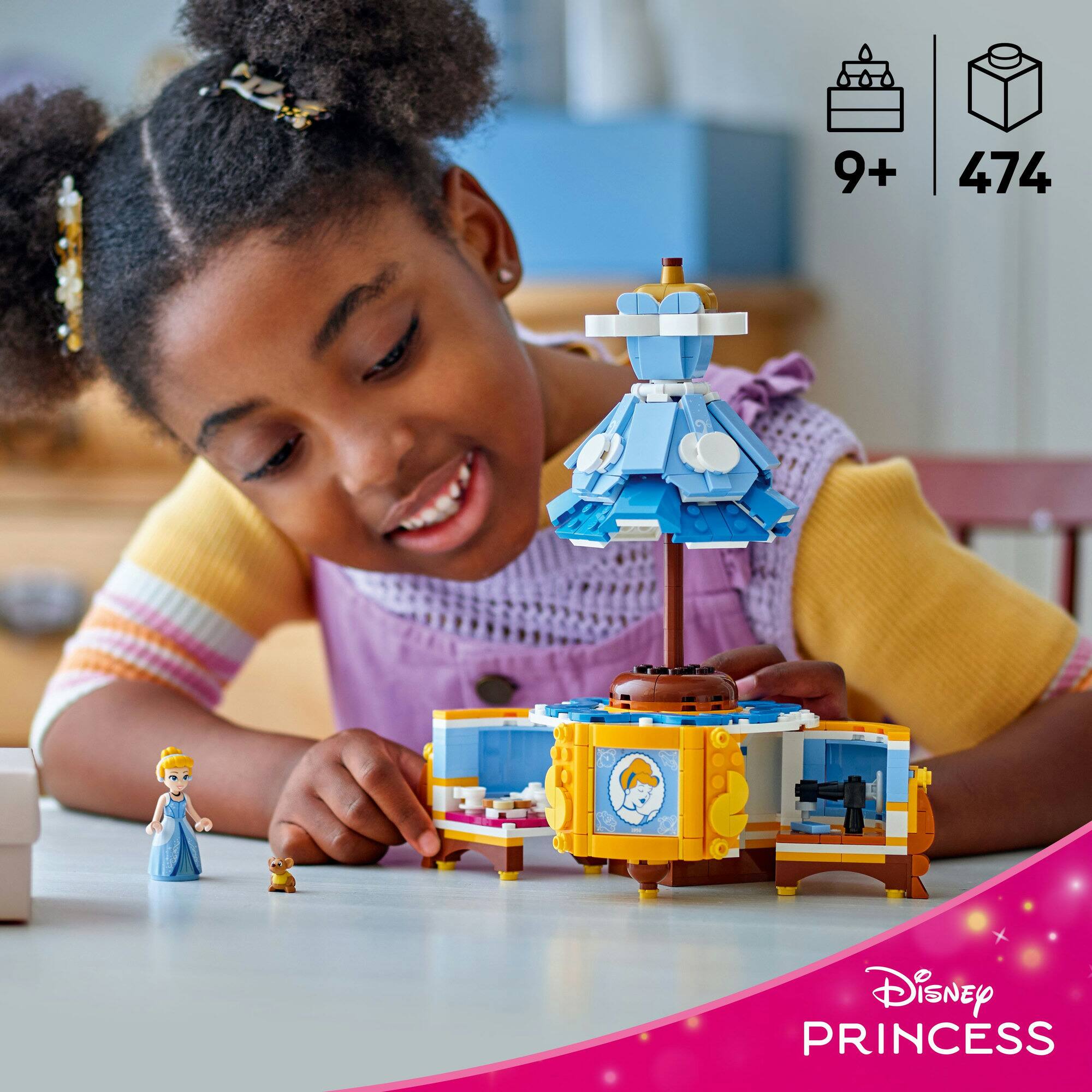 LEGO® Disney Princess Cinderella’s Dress Building Kit with Character 43266
